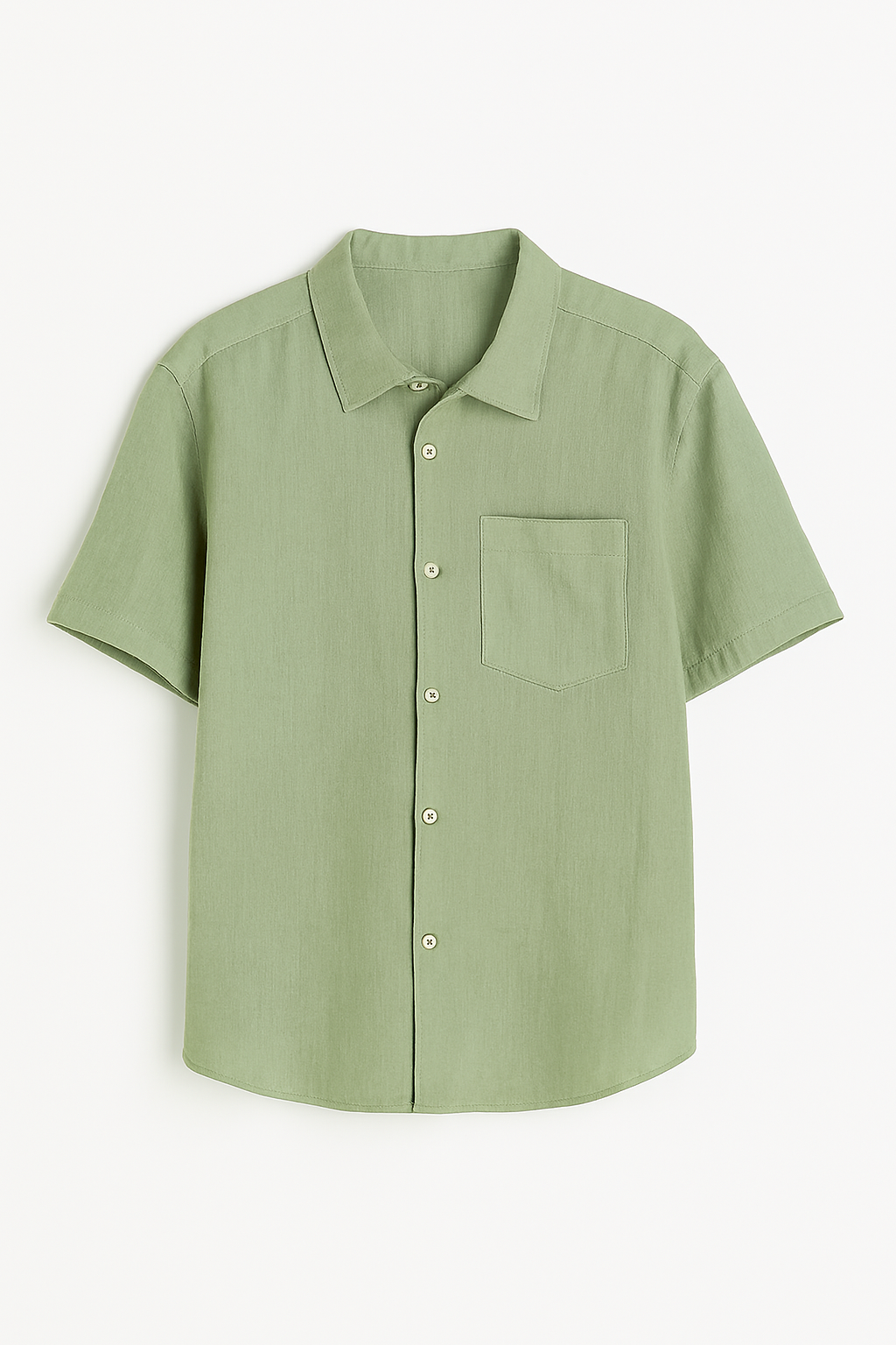 Elegante Korte linnen blousen voor mannen
