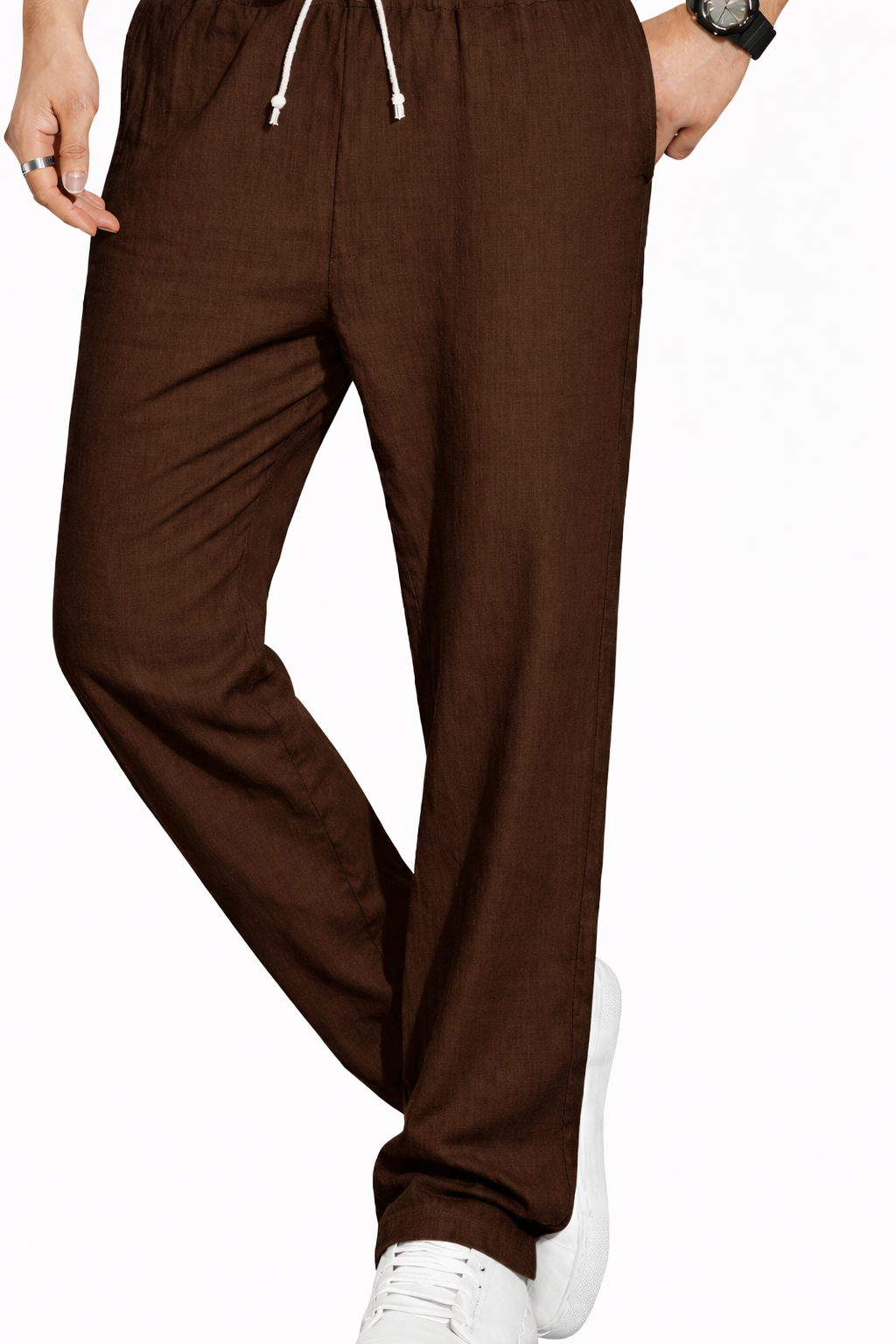 Comfortabele linnen broeken voor Heren