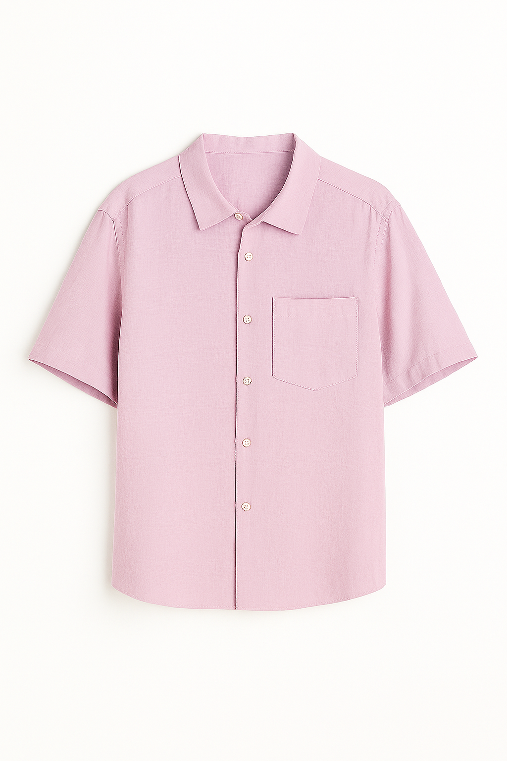Elegante Korte linnen blousen voor mannen