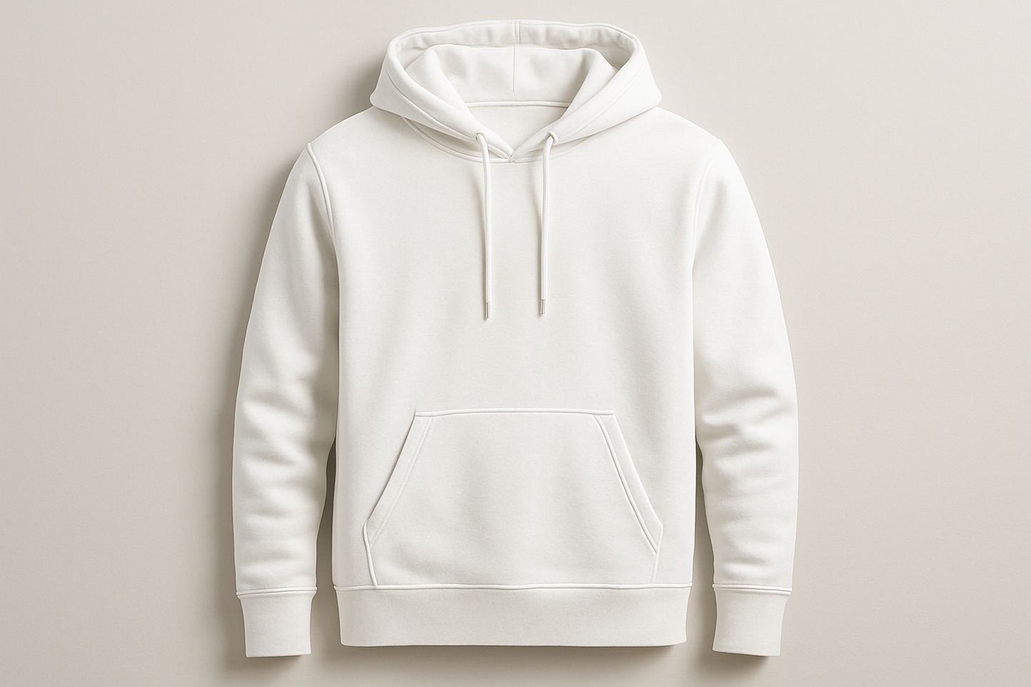 witte hoodie voor mannen