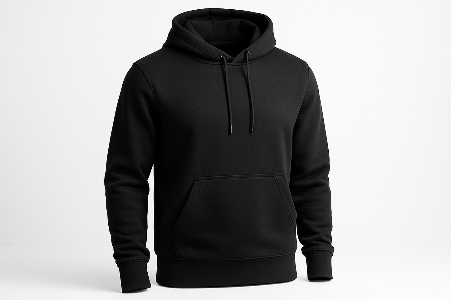 zwarte hoodie voor mannen
