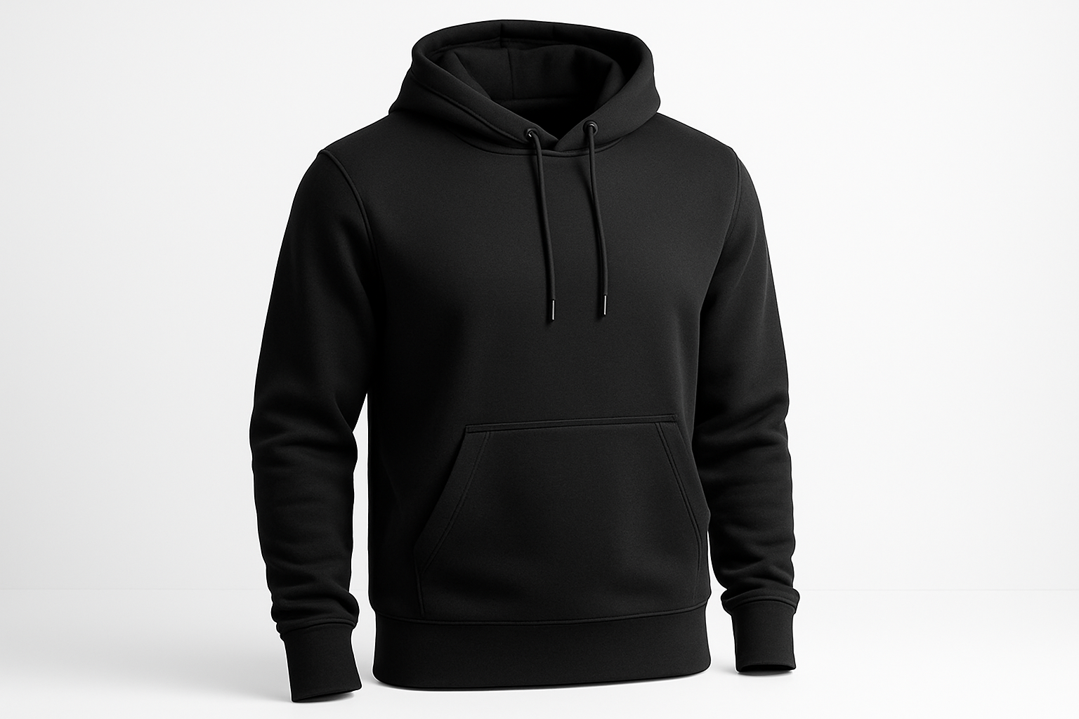 zwarte hoodie voor mannen