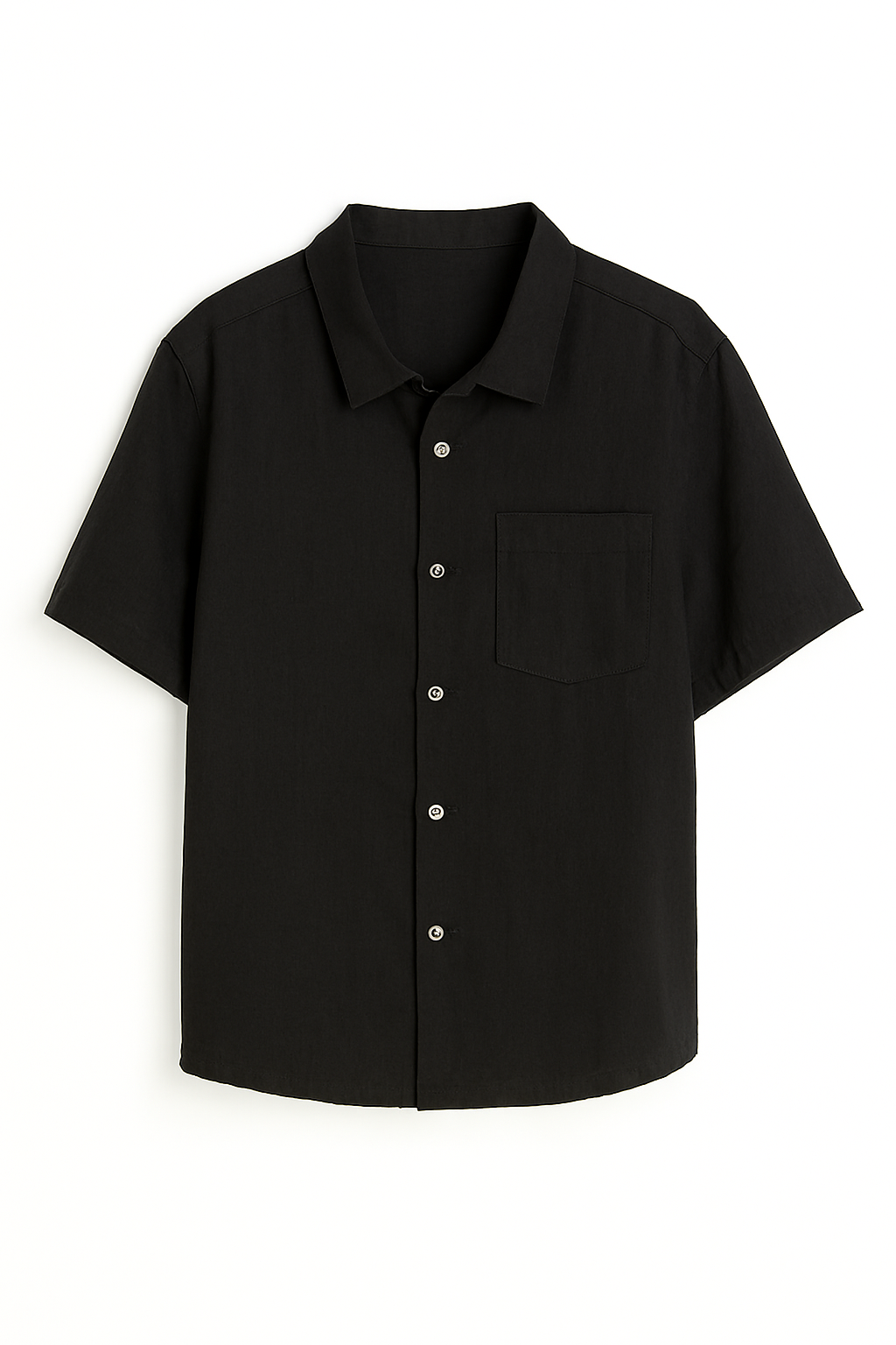Elegante Korte linnen blousen voor mannen