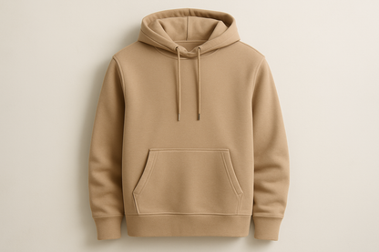 beige hoodie voor mannne