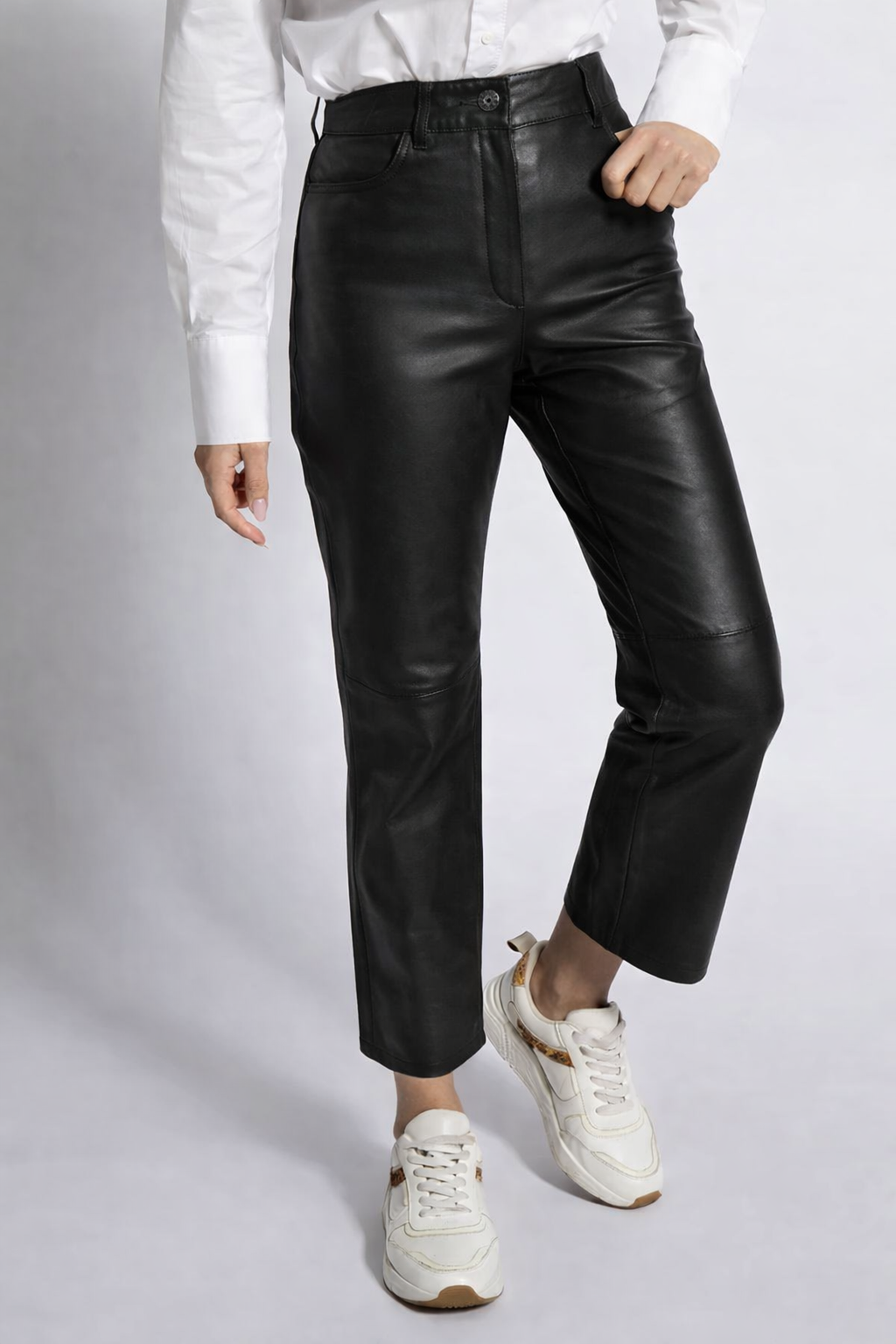 Echte Leren broeken voor vrouwen