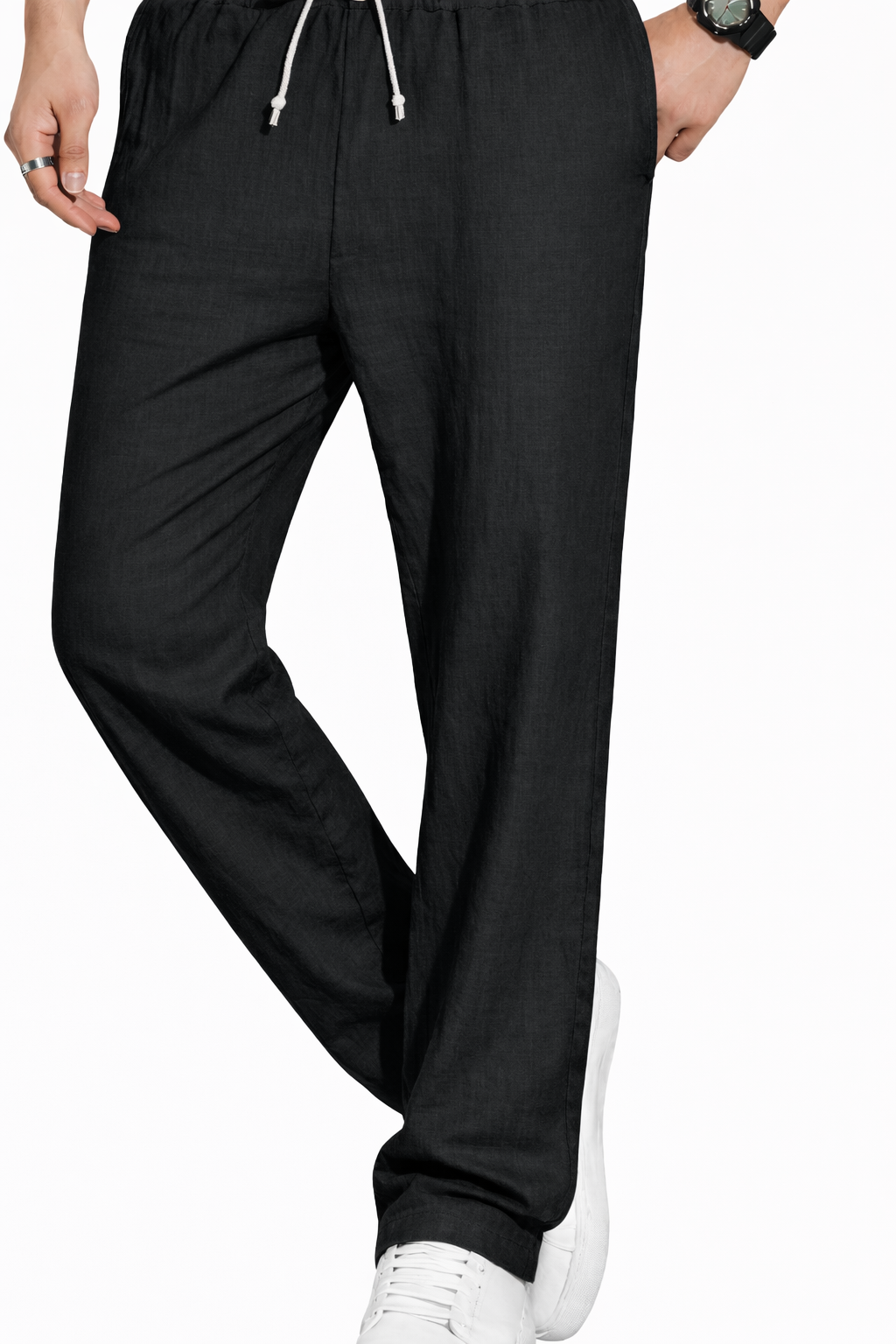 Comfortabele linnen broeken voor Heren