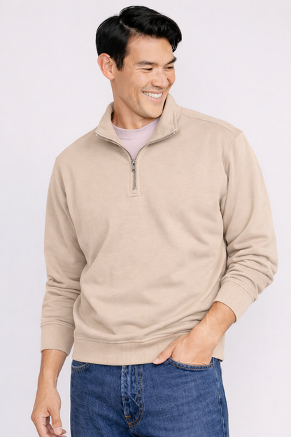 Quarter zip voor heren Comfortabel - Stijlvol