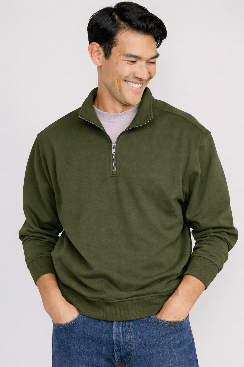 Quarter zip voor heren Comfortabel - Stijlvol