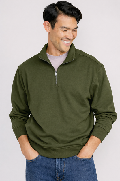 Quarter zip voor heren Comfortabel - Stijlvol