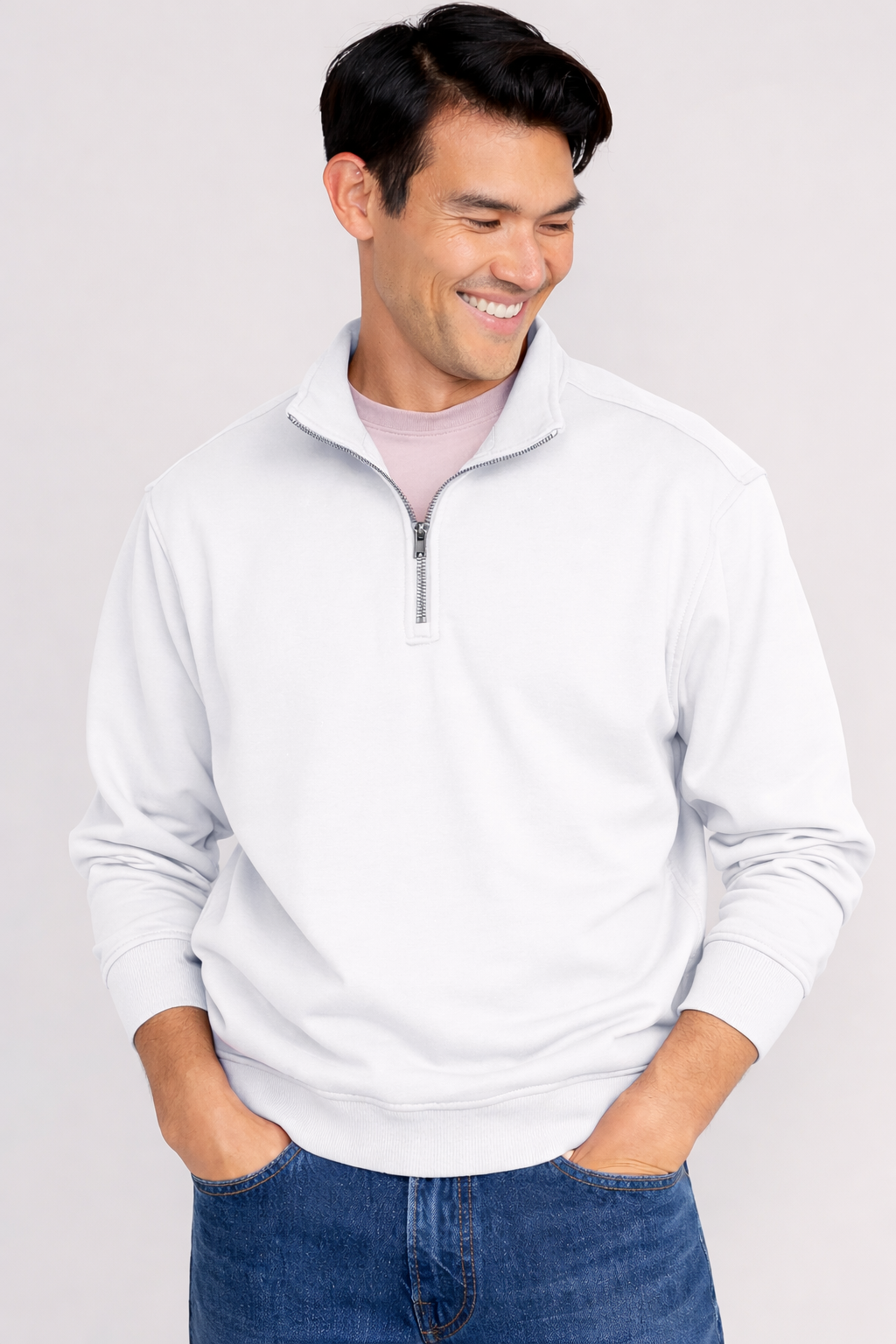 Quarter zip voor heren Comfortabel - Stijlvol