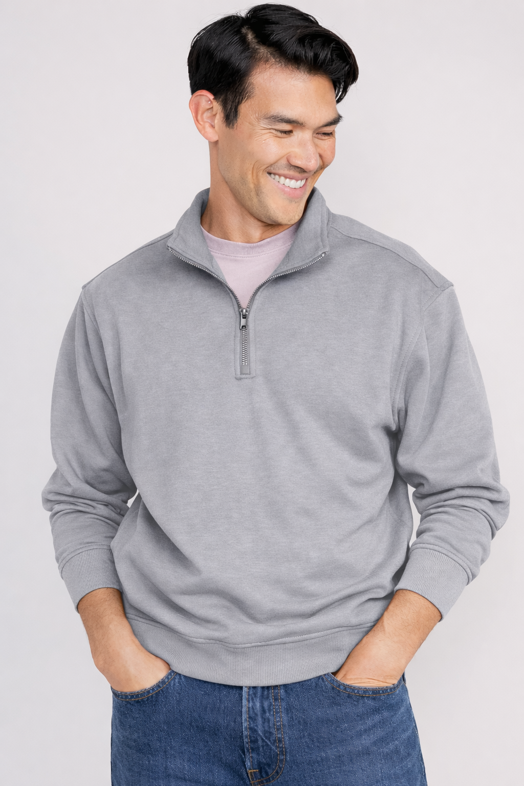 Quarter zip voor heren Comfortabel - Stijlvol