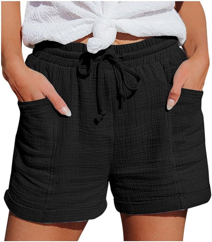 Korte Linnen Broeken Vrouwen