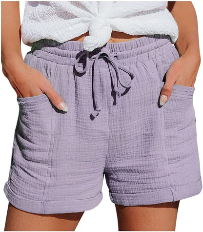 Korte Linnen Broeken Vrouwen