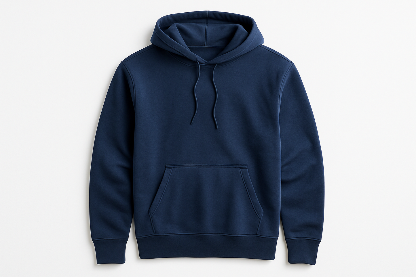 marine blauw hoodie voor manne
