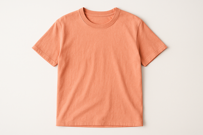 peach orange t shirt