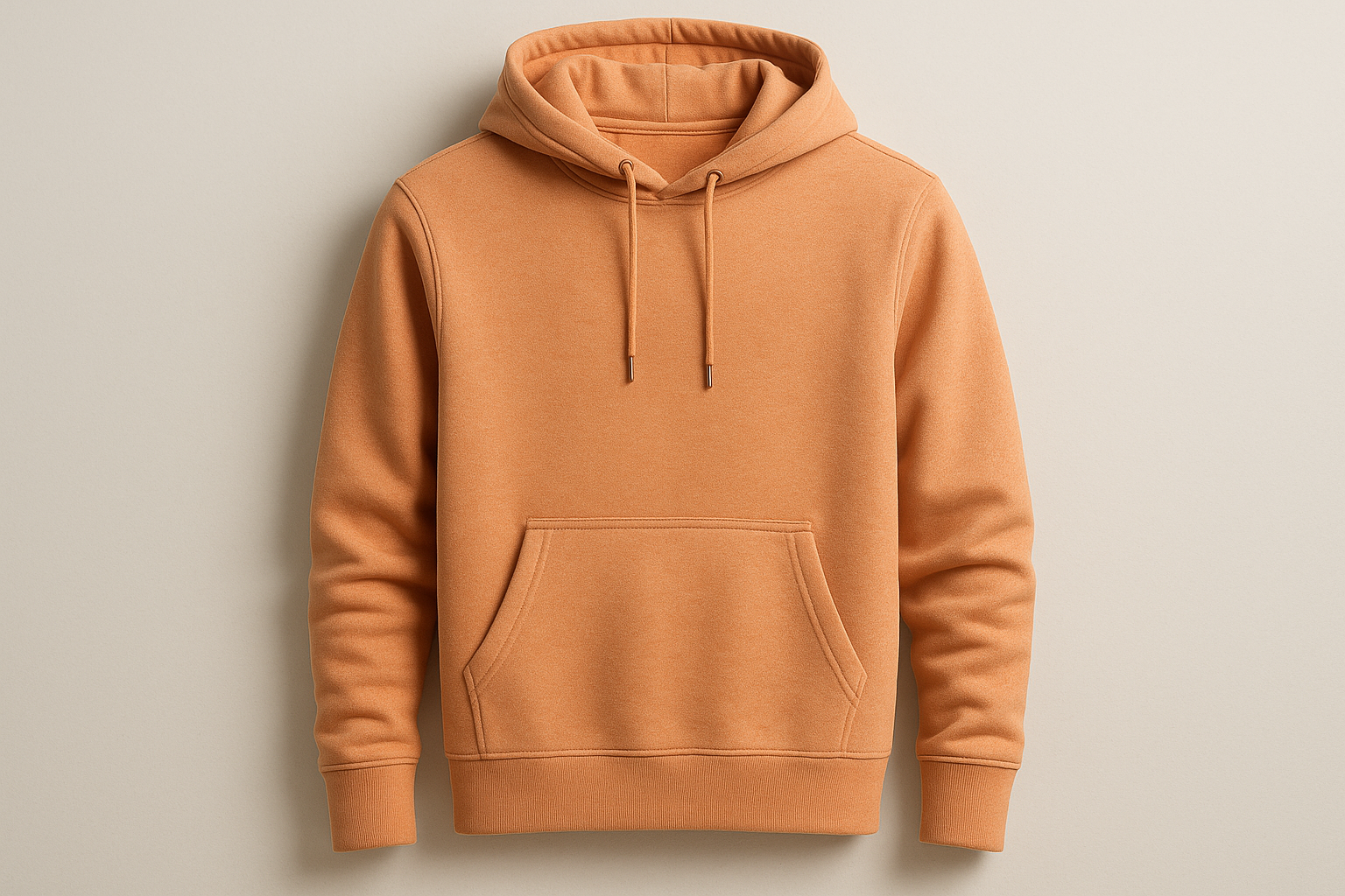 peach oranje hoodie voor mannen 