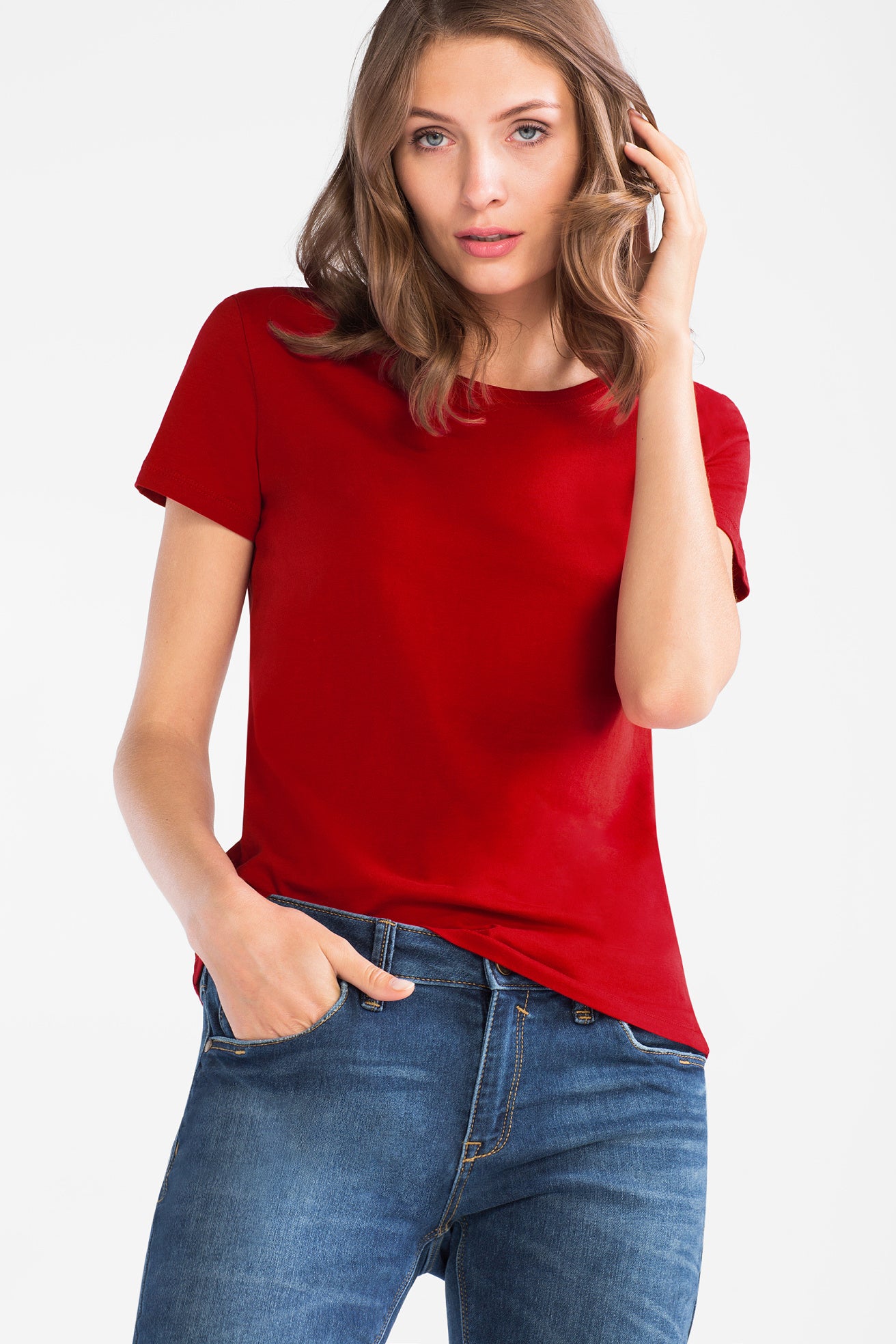 Basic T-Shirts met korte mouwen voor vrouwen