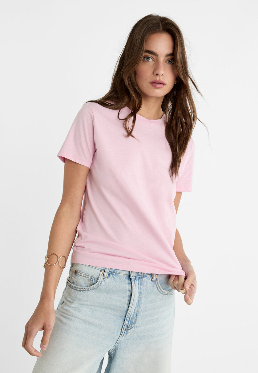 Basic T-Shirts met korte mouwen voor vrouwen