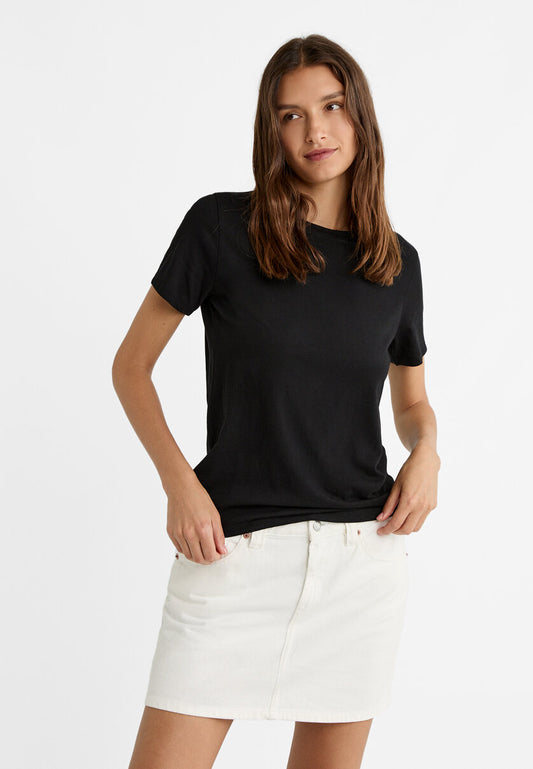 Basic T-Shirts met korte mouwen voor vrouwen